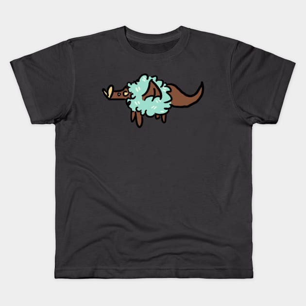 Blue Fluff Dragon :: Dragons and Dinosaurs Kids T-Shirt by Platinumfrog
